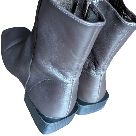 Zara Square Toe And Heel Booties - Picture 3 of 9